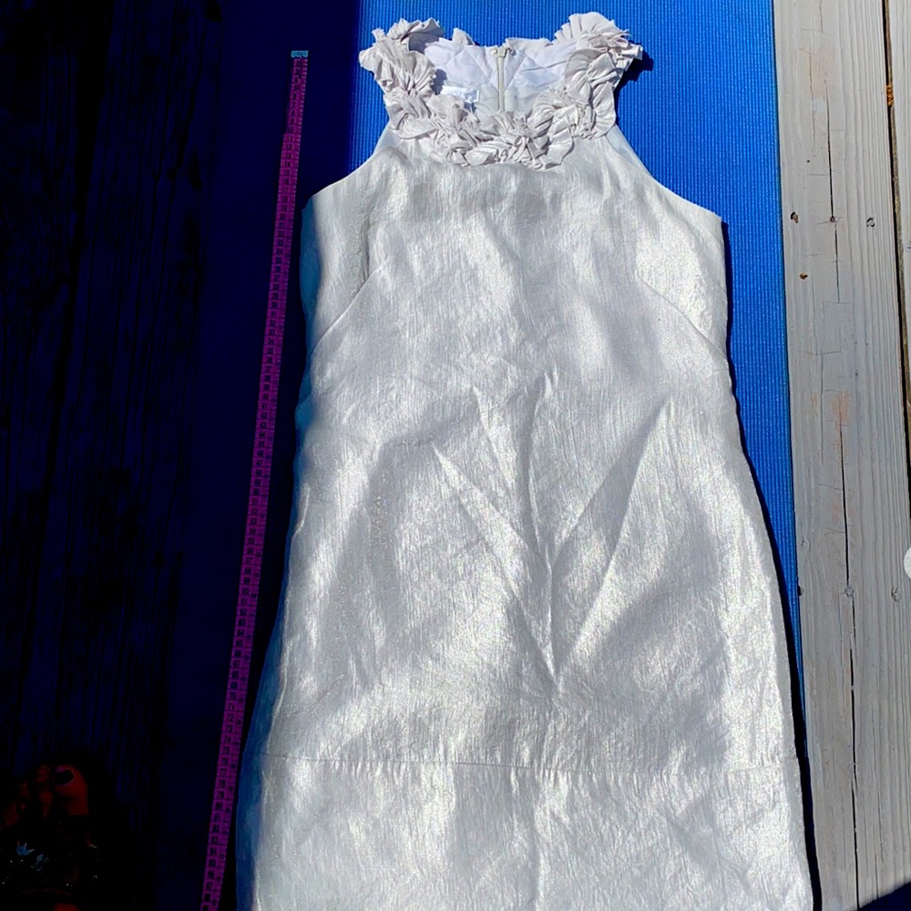 London times dress silver